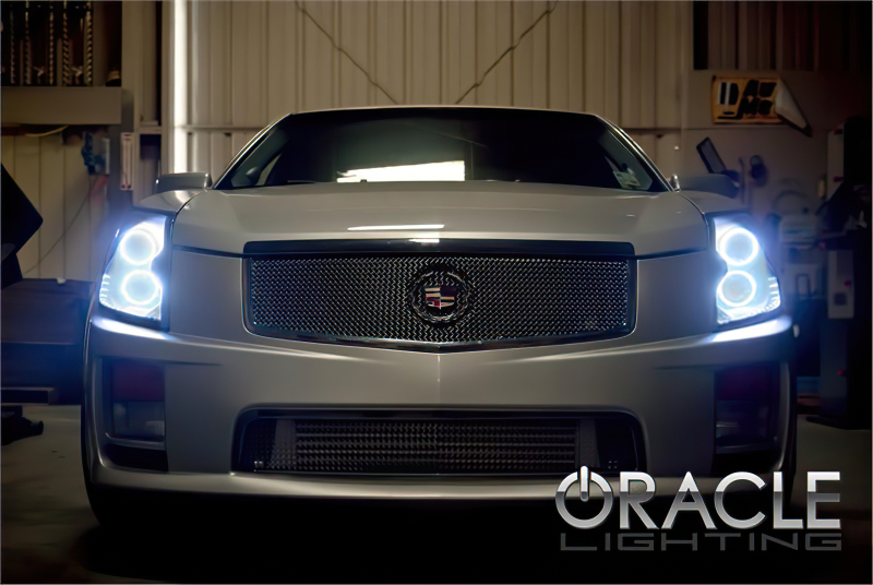 Cadillac CTS Headlight Halo Kit - ORACLE Lighting - LED Halo Kit - Green - `03-`07